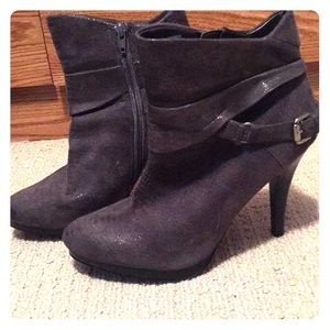 Grey Suede Booty by Style & Co.